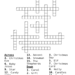 Christmas Vocabulary Crossword   Wordmint In Christmas Vocabulary Crossword Puzzle