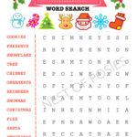 Christmas Word Search Puzzle Printable Logo   Nest Of Posies With Regard To Christmas Word Searches And Crosswords