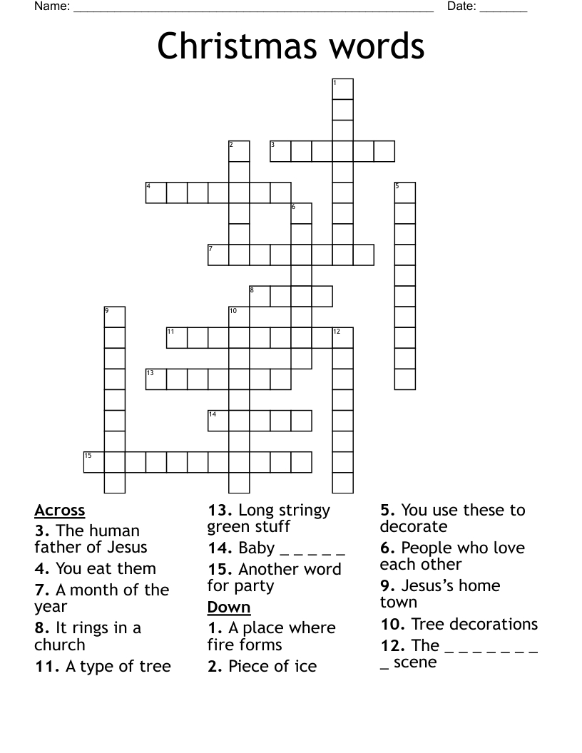 christmas words crossword wordmint pertaining to christmas words crossword puzzle Christmas Words Crossword - Wordmint pertaining to Christmas Words Crossword Puzzle