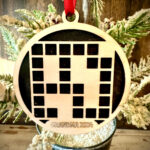 Crossword Puzzle 2 Layer Personalized Laser Cut Wood Christmas In Christmas Tree Decoration Nyt Crossword