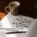 Crossword Puzzle Day   December 21   National Day Calendar Inside Like Christmas Merchandise In October Crossword