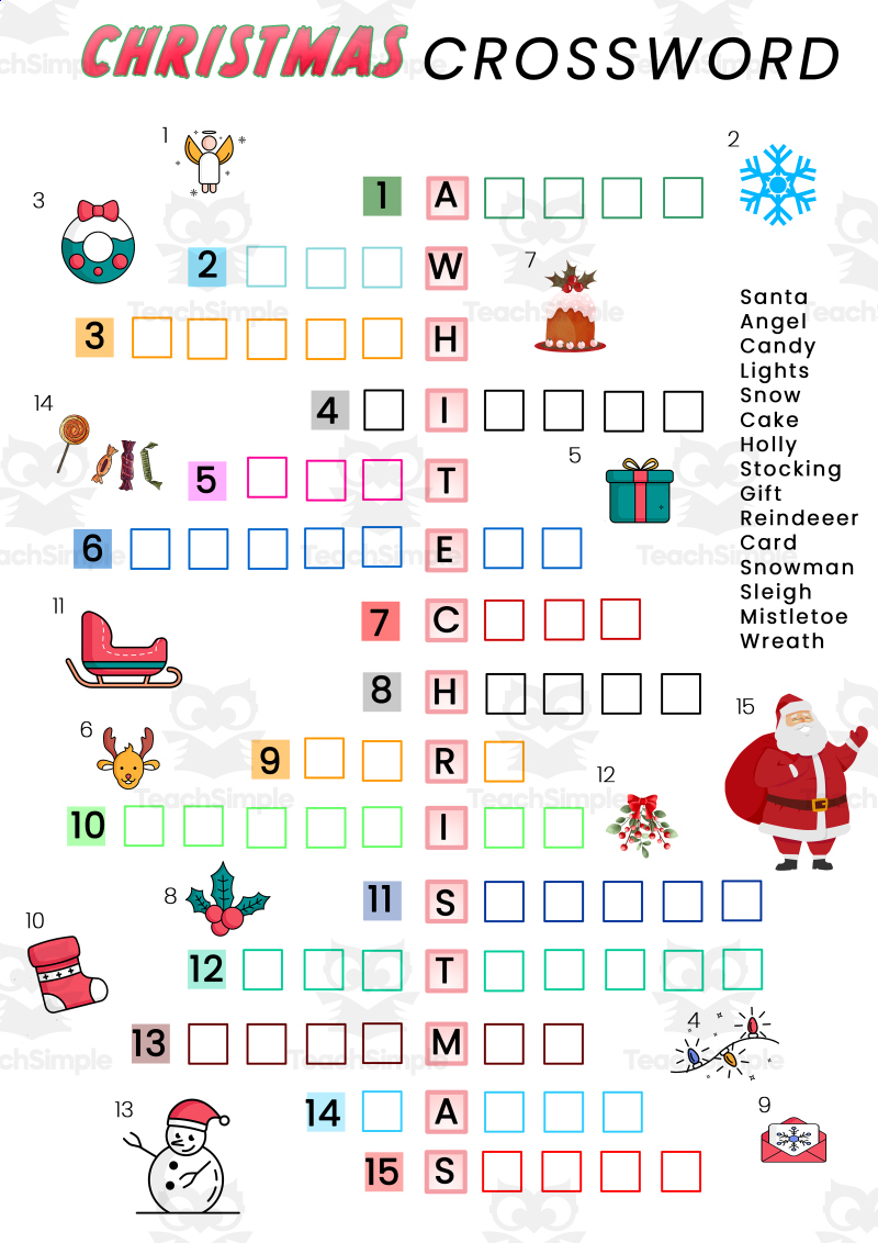 differentiated christmas crossword for esl learnersteach simple within christmas crossword puzzle esl Differentiated Christmas Crossword For Esl Learnersteach Simple within Christmas Crossword Puzzle Esl