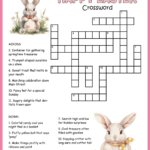 Easter Crossword Puzzle Intended For Christmas Or Easter Crossword Clue
