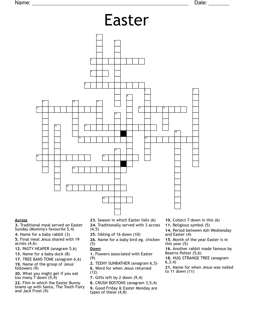 easter crossword wordmint inside christmas or easter for example crossword clue Easter Crossword - Wordmint inside Christmas Or Easter For Example Crossword Clue