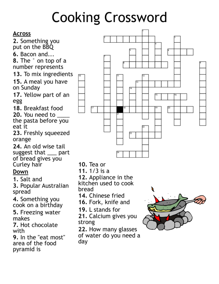 Old English Christmas Meat Crossword