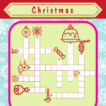 English For Kids Stepstep: Christmas Worksheets: Crossword Puzzles For Christmas Wreath Material Crossword Puzzle