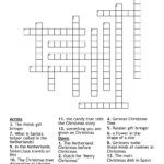 European Christmas Traditions Crossword   Wordmint With Regard To German Christmas Carol Crossword