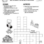 Festive Crossword Puzzle • Beeloo Printable Crafts And Activities In Christmas Drink Crossword Clue
