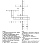 Flowers Crossword   Wordmint Pertaining To Christmas Rose Crossword Clue