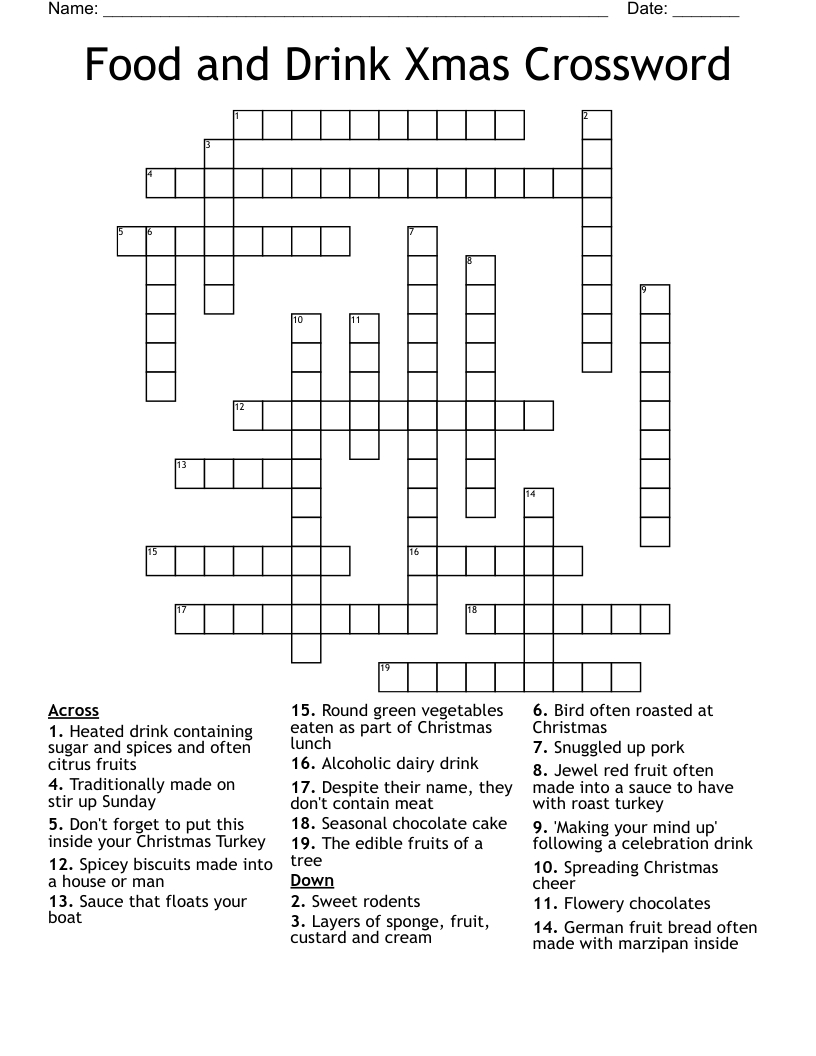 food and drink xmas crossword wordmint inside german christmas fruit cake crossword clue Food And Drink Xmas Crossword - Wordmint inside German Christmas Fruit Cake Crossword Clue
