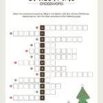 Free And Customizable Crossword Puzzle Templates | Canva Pertaining To Christmas Crossword Games Online