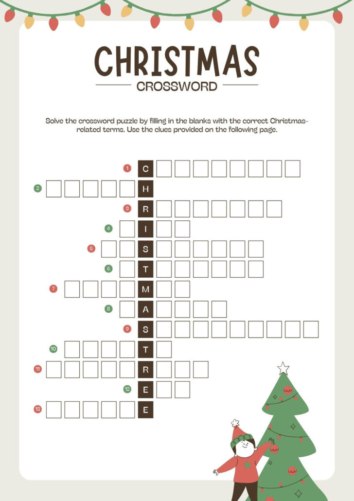 Christmas Crossword Puzzle Online Free Christmas Crossword Puzzle Online Free