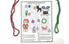 Free Christmas Crossword Printable in Christmas Decoration Crossword Clue