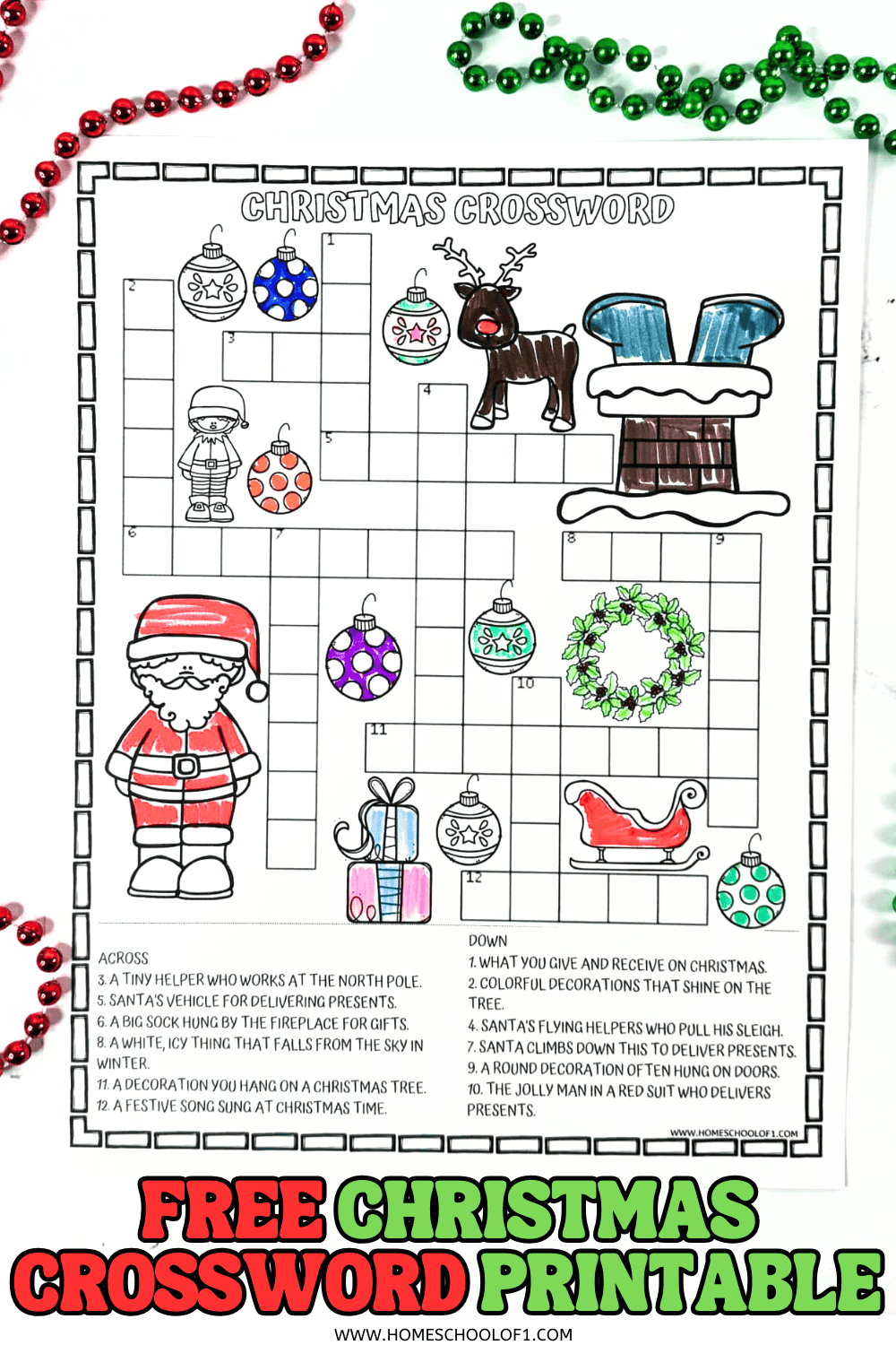 free christmas crossword printable within christmas at the north pole crossword Free Christmas Crossword Printable within Christmas at the North Pole Crossword
