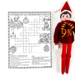 Free Elf On The Shelf Crossword Puzzle Within Naughty Child'S Christmas Gift Crossword Clue