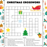 Free Printable Christmas Crossword Puzzle For Kids In Christmas Crossword Puzzle Games