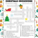 Free Printable Christmas Crossword Puzzle For Kids In Spot For Christmas Lights Crossword Clue