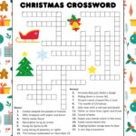 Free Printable Christmas Crossword Puzzle For Kids Pertaining To Season Before Christmas Crossword Clue