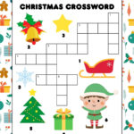 Free Printable Christmas Crossword Puzzle For Kids Within A Christmas Blank Crossword Clue