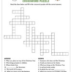 Free Printable Christmas Crossword Puzzle   Pjs And Paint For Christmas Party Game Crossword Clue