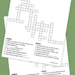 Free Printable Christmas Crossword Puzzle   Pjs And Paint With Regard To Merry Christmas Complete The Crossword Below