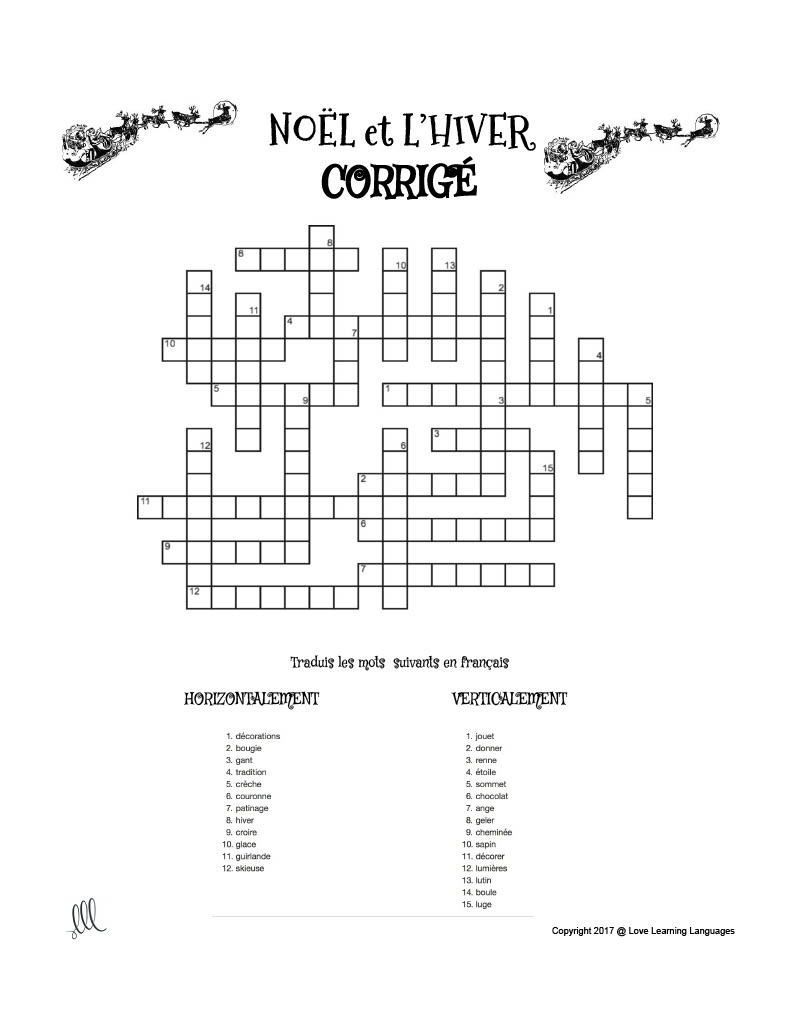 french noel mots croises french christmas crossword puzzle with regard to french christmas crossword puzzle French Noël Mots Croisés - French Christmas Crossword Puzzle with regard to French Christmas Crossword Puzzle