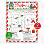 Funny Crossword   Etsy Uk Throughout Some Gag Christmas Gifts Nyt Crossword Clue