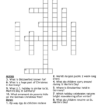 Germany'S Holiday'S & Traditions Crossword   Wordmint Regarding After Christmas Event Crossword Clue