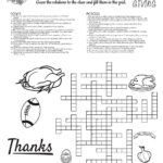 Grateful Crossword Puzzle • Beeloo Printable Crafts And Activities Regarding Seasoning For The Christmas Turkey Crossword