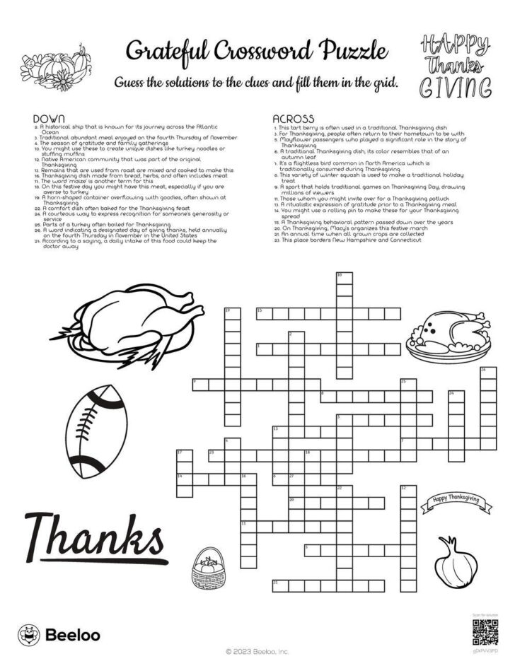 Seasoning For the Christmas Turkey Crossword