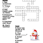 Holiday Bingo Trivia   Wordmint For A Visit From Saint Nicholas On Christmas Crossword