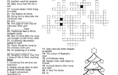 Holiday/Christmas Crossword – Wordmint within Some Christmas Decorations Crossword