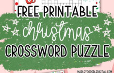 Holiday Crossword For Kids: Free Printable With Answer Key regarding Christmas Fun Crossword Puzzle Answers