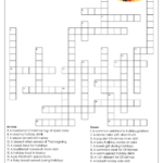 Holiday Foods Crossword Within Christmas Baked Treat Crossword