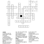Holiday Season Crossword   Wordmint In Pre Christmas Season Crossword
