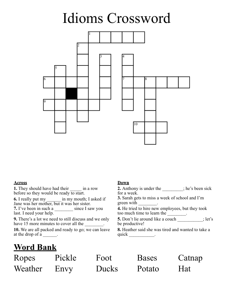 idioms crossword wordmint pertaining to christmas idioms crossword puzzle Idioms Crossword - Wordmint pertaining to Christmas Idioms Crossword Puzzle