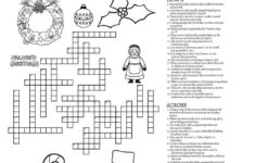 Jack Frost'S Crossword • Beeloo Printable Crafts And Activities in Used to Decorate a Christmas Tree Crossword
