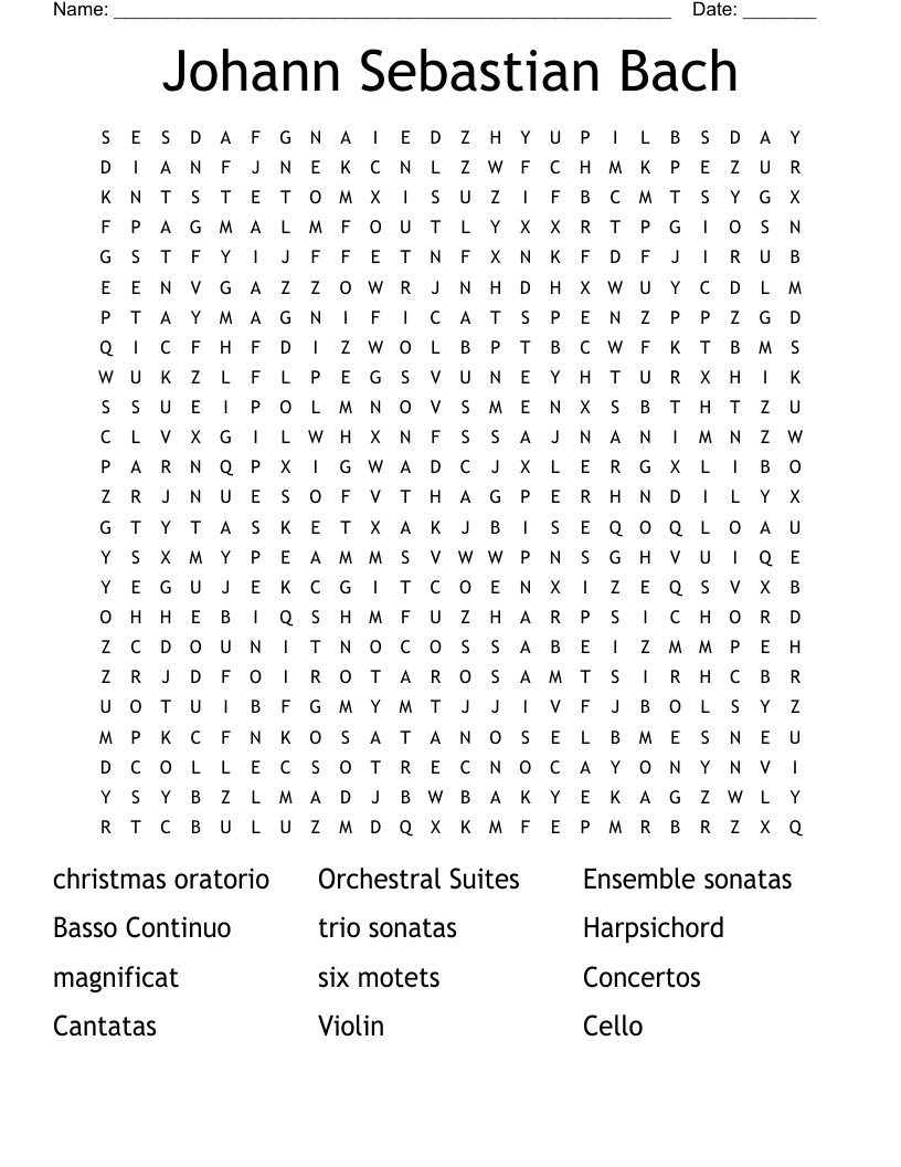 johann sebastian bach word search wordmint intended for bach wrote one for christmas crossword Johann Sebastian Bach Word Search - Wordmint intended for Bach Wrote One For Christmas Crossword