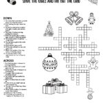 Jolly Crossword • Beeloo Printable Crafts And Activities For Kids Regarding Felt In The Christmas Spirit Crossword Clue