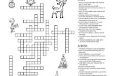 Jolly Crossword • Beeloo Printable Crafts And Activities For Kids regarding Period Before Christmas Crossword Clue