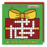 Kids Christmas Card, Christmas Crossword Puzzle Card. Christmas For Noel Christmas Figure Crossword Clue