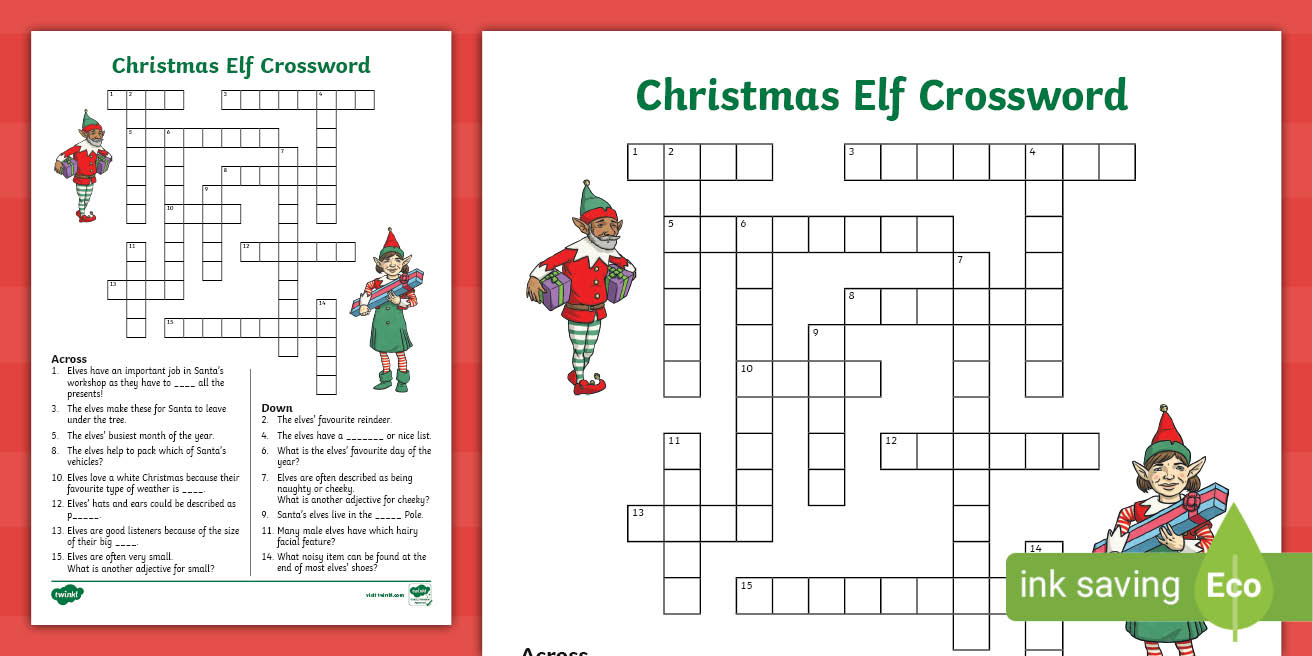 ks2 christmas elf crossword for christmas baubles often crossword Ks2 Christmas Elf Crossword for Christmas Baubles Often Crossword