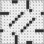 L.a.times Crossword Corner: Saturday, August 10, 2024, Rich Feely With Regard To Russells The Christmas Chronicles 2 Costar Crossword