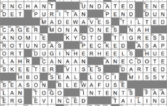 La Times Crossword 21 May 23, Sunday – Laxcrossword intended for The Twelve Days Of Christmas Musicians Crossword Clue