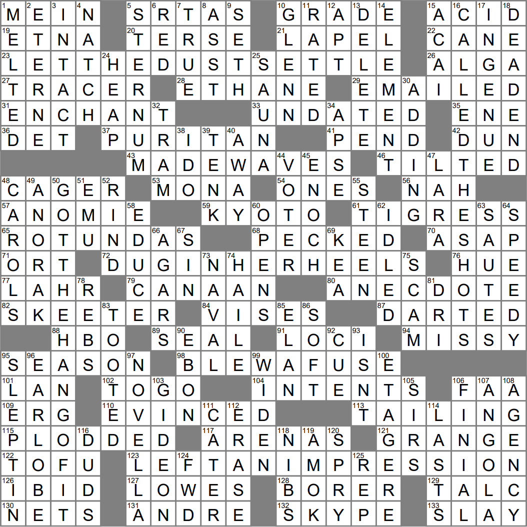 la times crossword 21 may 23 sunday laxcrossword intended for the twelve days of christmas musicians crossword clue La Times Crossword 21 May 23, Sunday - Laxcrossword intended for The Twelve Days Of Christmas Musicians Crossword Clue