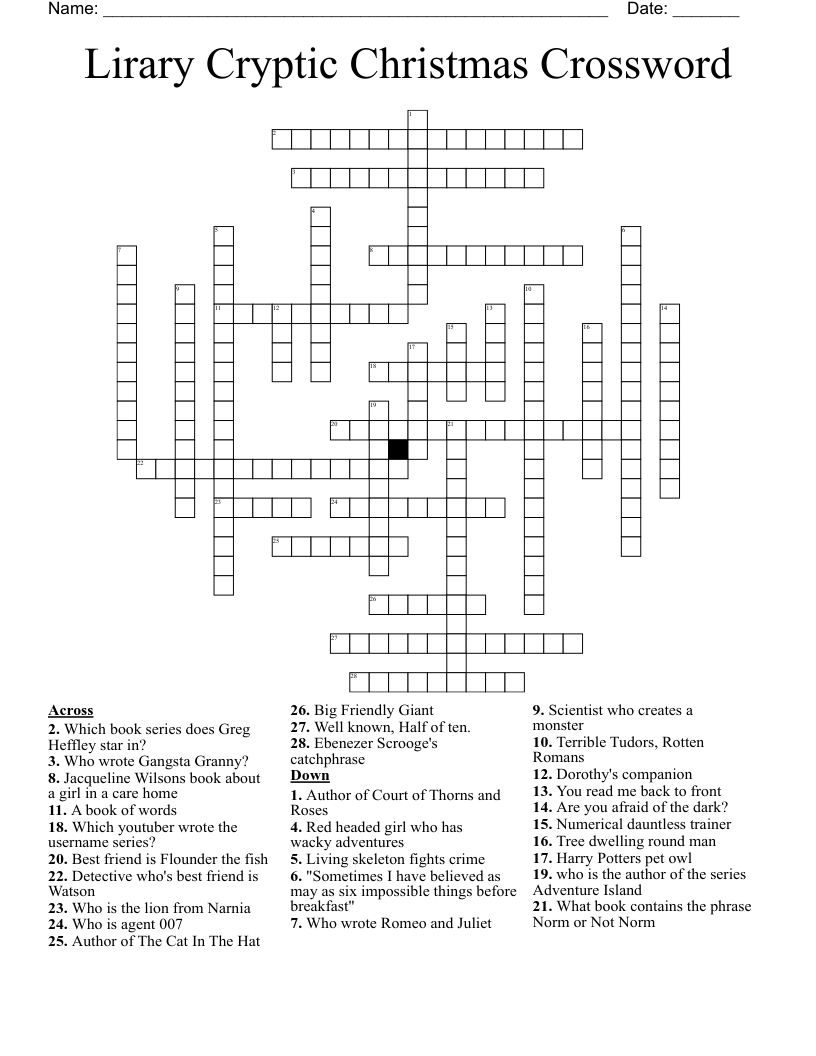 lirary cryptic christmas crossword wordmint for white christmas star crossword Lirary Cryptic Christmas Crossword - Wordmint for White Christmas Star Crossword