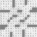 Many Christmas Trees Crossword Clue Archives   Laxcrossword Throughout Many Christmas Trees Crossword Clue