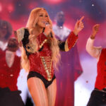 Mariah Carey Brings Sass, Snow And Holiday Hits To The Bowl   Los Inside Carey Known As The Queen Of Christmas Crossword
