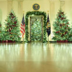 Melania Trump Reveals White House Holiday Decorations And Her Inside Some Purchases For Christmas Displays Crossword