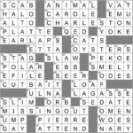 Mellow Crossword Clue Archives   Laxcrossword Throughout Christmas Pageant Headwear Crossword